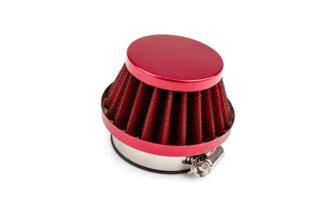 Ilmansuodatin STR8 Powerfilter Shorty tyyppi KN 42 - 55 mm punainen