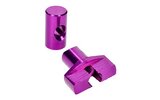 Brake Cable Adjuster M6 aluminium purple