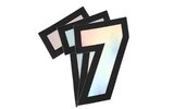 Sticker number 7 hologram Doppler 10x7,5cm (x3)