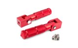 Passenger Footpegs CNC red