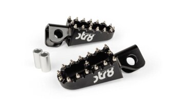 Jalkatapit STR8 MX Evo Derbi CNC musta