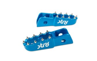 Matkustajan jalkatapit STR8 MX Evo Derbi CNC sininen