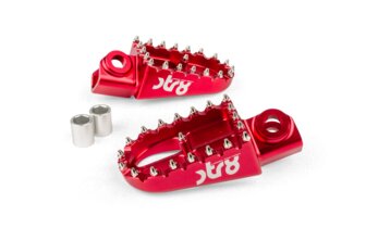 Jalkatapit STR8 MX Evo Rieju MRT CNC Punainen