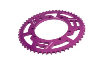 Takaratas 53T / 428 Doppler alu CNC purppura Sherco Enduro 50
