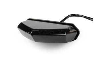 LED-takavalo STR8 vilkuilla Black Line universaali 145x85mm