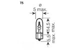 Wedge Base Lamp T5 12V 2.0W