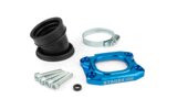 Intake Manifold Stage6 360° AM6 / Derbi blue for PWK 30 - 36mm