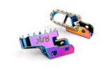 Footpegs STR8 MX Evo Sherco 50 CNC Neochrome