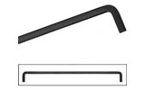 Water Hose 90° angle 23x16mm l=1200mm black