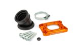 Intake Manifold Stage6 360° AM6 / Derbi orange for PWK 19 - 28mm