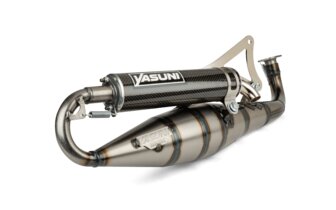 Pakokaasu Yasuni C16 Minarelli vaakasuora hiili