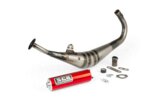 Exhaust SCR Corse Handmade 50-70 Derbi red