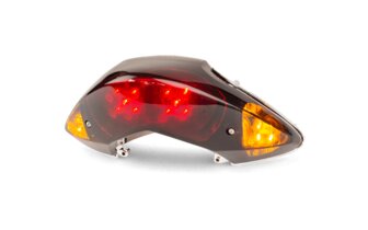 LED-takavalo STR8 vilkuilla, musta viiva, Yamaha Jog