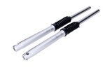 Fork Tube with bellows Simson S51 / S70 silver