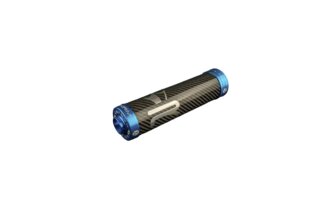 Äänenvaimennin KRM Carbon Hologram 70-90cc sininen