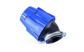 Ilmansuodatin Polini Air Box 115x80mm 37/38mm PHBG/PHBL 30° sininen