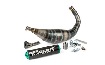 Pakoputkisto Stage6 R/T 80-90 AM6 musta/turkoosi