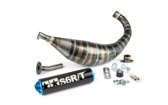 Pakoputkisto Stage6 R/T 80 - 90 Derbi musta / sininen