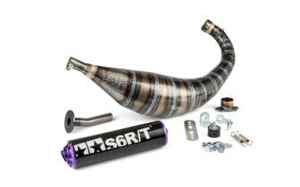Pakoputkisto Stage6 R/T 80 - 90 Derbi musta / violetti
