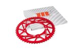 Rear Sprocket 53T 420 MotoForce Racing Beta RR Alu Red