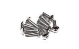 Fairing Screw M6x10 14mm Chrome (x10)