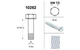 Screw M8x20 galvanized 8.8 (x10)