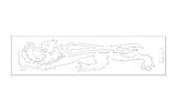 Sticker Malossi "Lion" white 24cm left