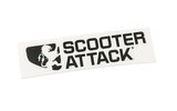 Sticker Scooter-Attack, black