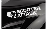 Sticker Scooter-Attack, white