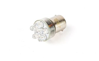 Vilkkulamppu LED STR8 12V - 10W BA15S oranssi