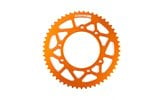 Rear Sprocket 53T - 420 Stage6 alu CNC orange Derbi DRD Pro