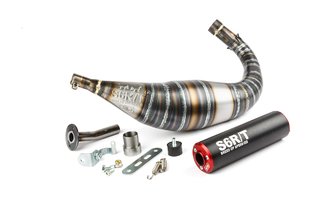 Pakoputkisto Stage6 R/T 90 - 100cc CNC Punainen/Musta Minarelli AM6