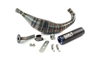 Pakoputkisto Stage6 R/T 90 - 100cc CNC sininen / musta Derbi