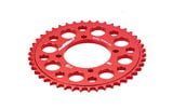 Rear Sprocket aluminium CNC 420 - 47 teeth - 4 screws YCF Pit Bike red
