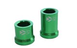 Bushings x2 front wheel 15x22x33mm / 15x22x23mm CNC Pitbike YCF green