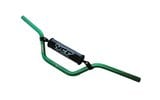Handlebar low rise aluminium d.22mm with pad YCF Pit Bike / Dirt Bike green