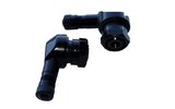 Tire Valves tubeless 90° aluminium CNC YCF black