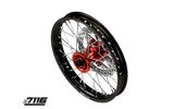 Front Wheel alu 12" - CNC hub orange w/ disc YCF Factory Pitbike