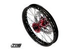 Front Wheel alu 12" - CNC hub red w/ disc YCF Factory Pitbike