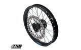 Front Wheel alu 1.4x14" - CNC hub black w/ disc YCF Factory Pitbike