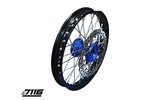 Front Wheel alu 1.4x14" - CNC hub blue w/ disc YCF Factory Pitbike