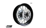 Rear Wheel alu 3.0x14" w/ disc + sprocket Flat Track YCF Sunday