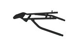 Rear Frame steel black Pitbike YCF Pilot 88 - 125cc before 2013