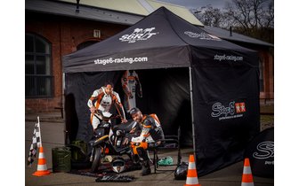 Paddock Stage6 -teltta MK2 + seinät + tuolit ja matto