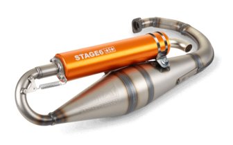 Pakoputkisto Stage6 Pro Replica MK2 Oranssi Minarelli pystysuora