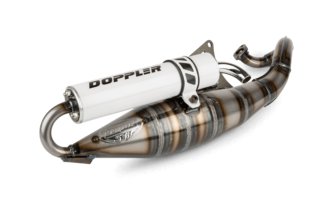 Pakoputkisto Doppler S3R Peugeot Ludix / Speedfight 3 valkoinen