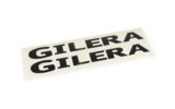 Stickers x2 Gilera 32x4 cm Black