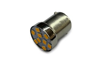 LED-vilkkulamput STR8 (x2) BA15S oranssi