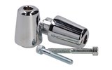 Handlebar Ends Buzzetti chrome Vespa Primavera / Sprint / 50 / 125 / 150