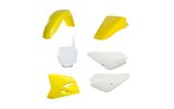Plastic Kit Polisport RM 85 white-yellow